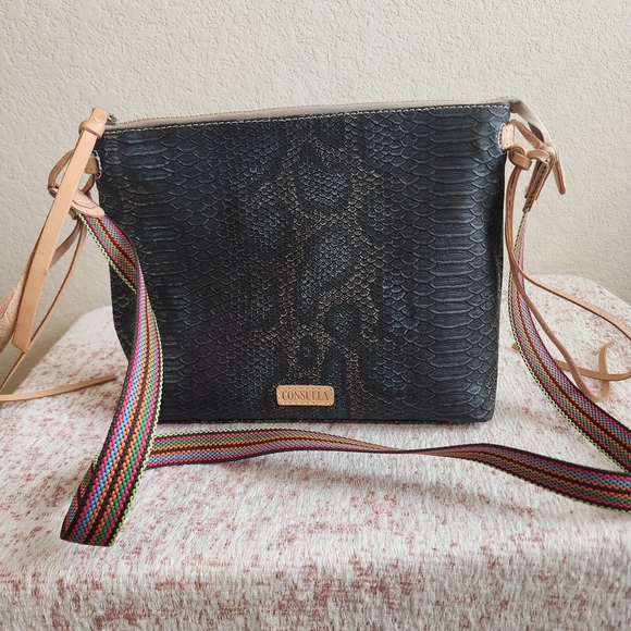 Consuela Rattler Downtown Leather Crossbody Bag - Picture 7 of 8